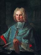 Charles-Joseph Natoire Portrait de l eveque Rousseau de La Parisiere oil on canvas